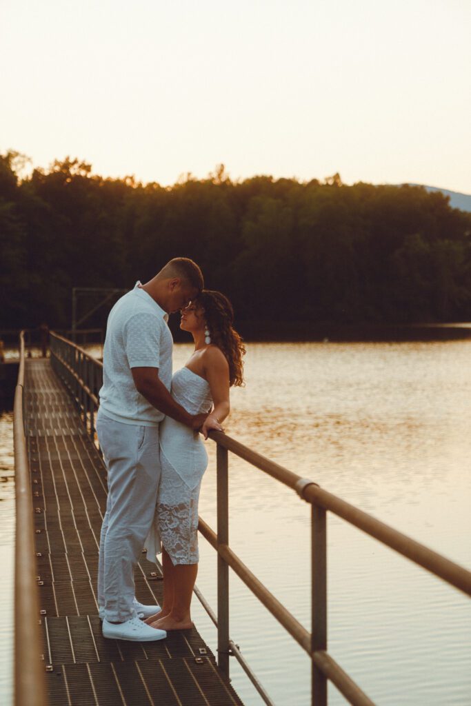 picnic in the park engagement