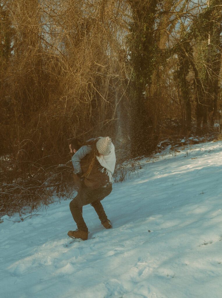 snowy morning 